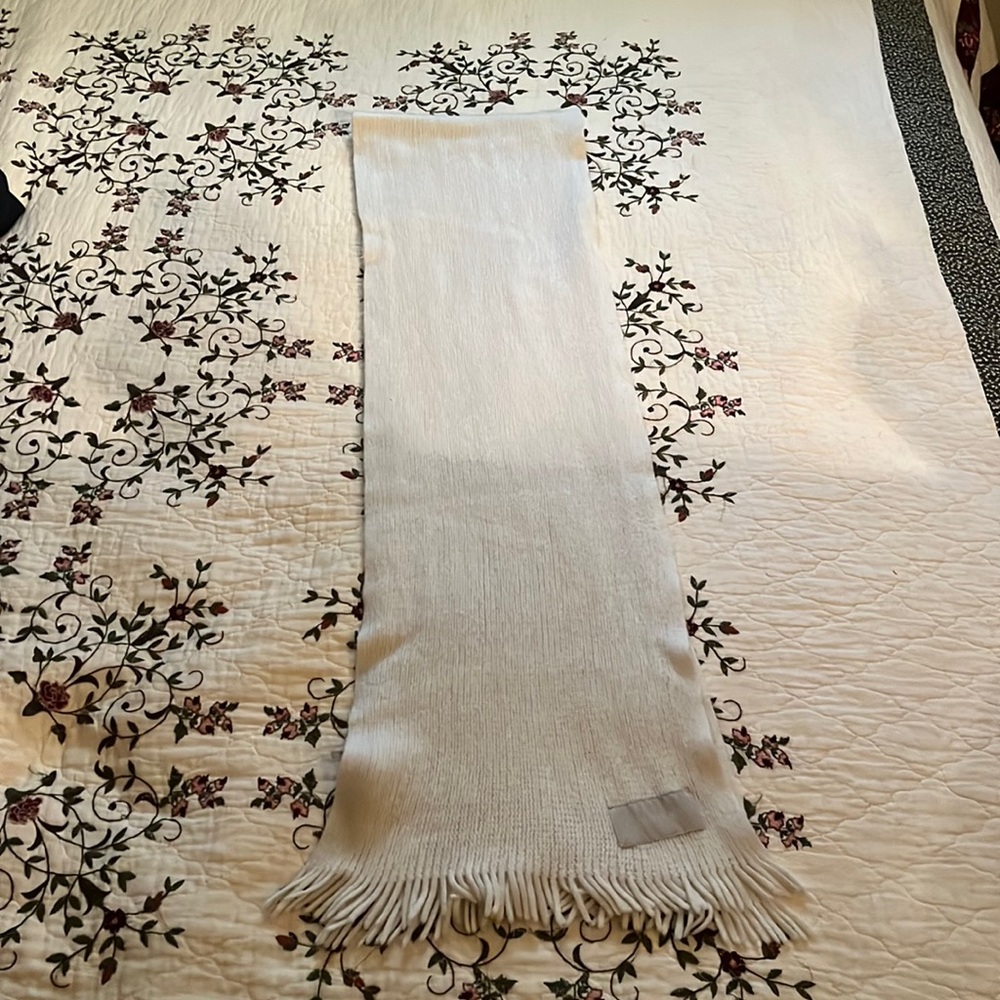 Calvin Klein white scarf